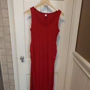 Maternity Side-Slit Maxi Tank Dress Old Navy (M)